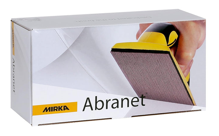 Mirka Abranet Netz-Schleifstreifen 115x230 mm Klett / Korn P180 / 50 Stk / zum Schleifen von Holz, S