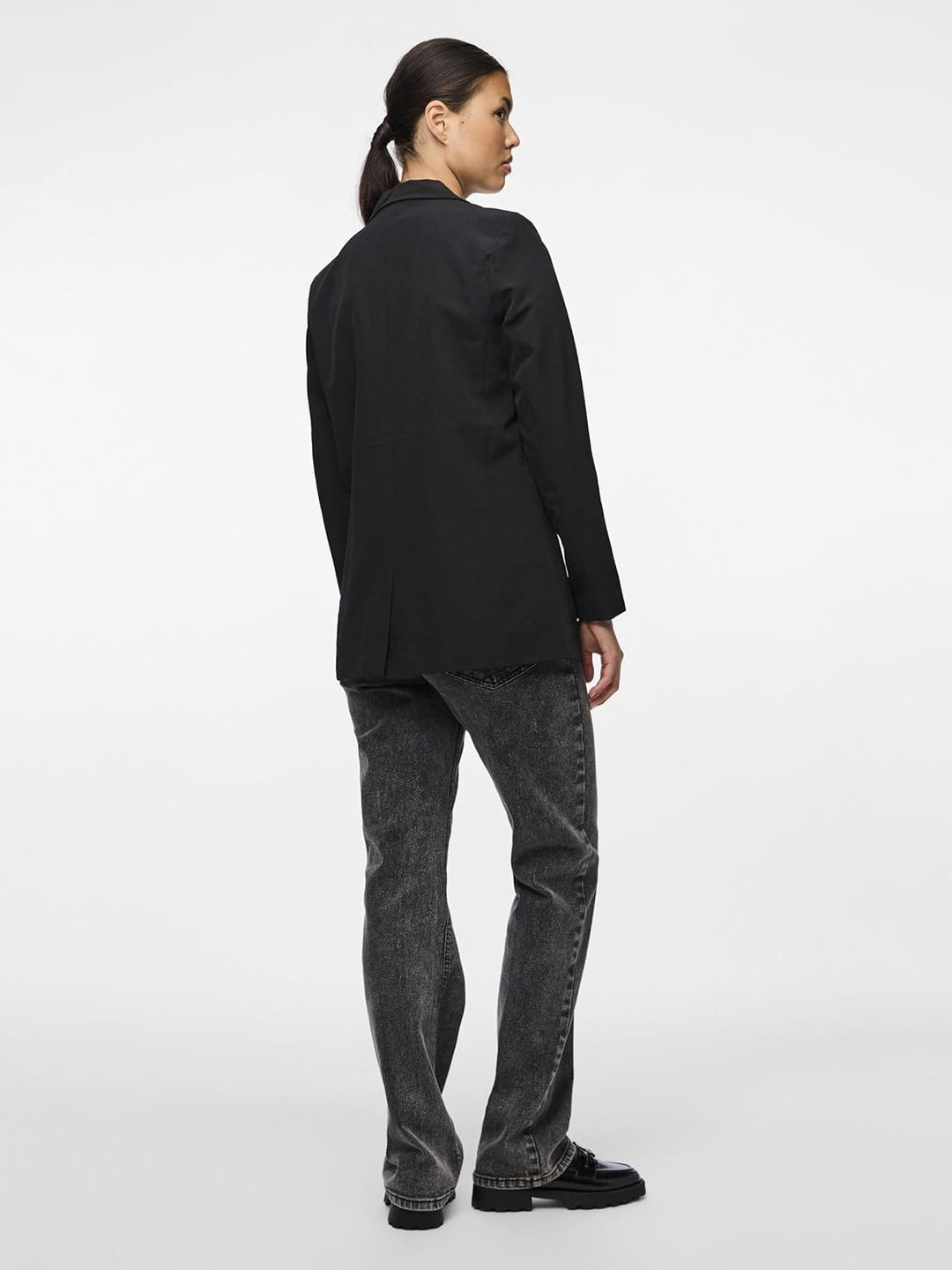 PIECES Damen Pcbossy Ls Loose Blazer Noos Qx XS Schwarz, XS Schwarz
