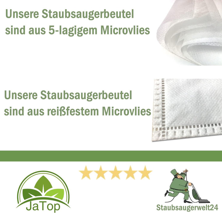30 Staubsaugerbeutel kompatibel mit Swirl M52 geeignet für Miele G. K/K, Swing H1 30x Beutel SSW24,
