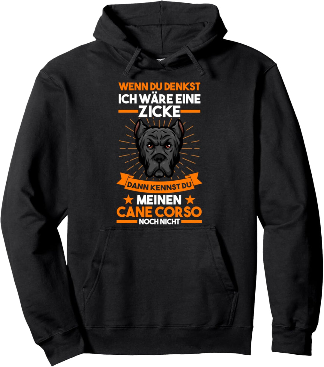 Zicke Hund Cane Corso Pullover Hoodie