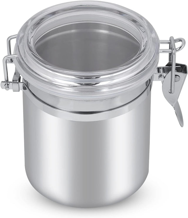 700ml Kaffeedose Edelstahl, Luftdichte Kaffeebehälter Mit Messlöffel, Kaffeedosen Set Mit Kalenderra
