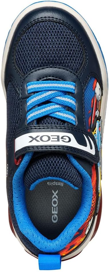 Geox Jungen J Inek Boy E Sneakers 25 EU Navy Lt Blue, 25 EU Navy Lt Blue