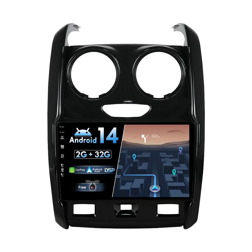 JOYX Android 12 IPS Autoradio Passt für Renault duster (2015-2017) - Eingebautes CarPlay Android Aut