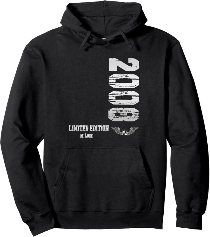 2008 Geburtsjahr, 2008 Limited Edition Geburtstag Pullover Hoodie