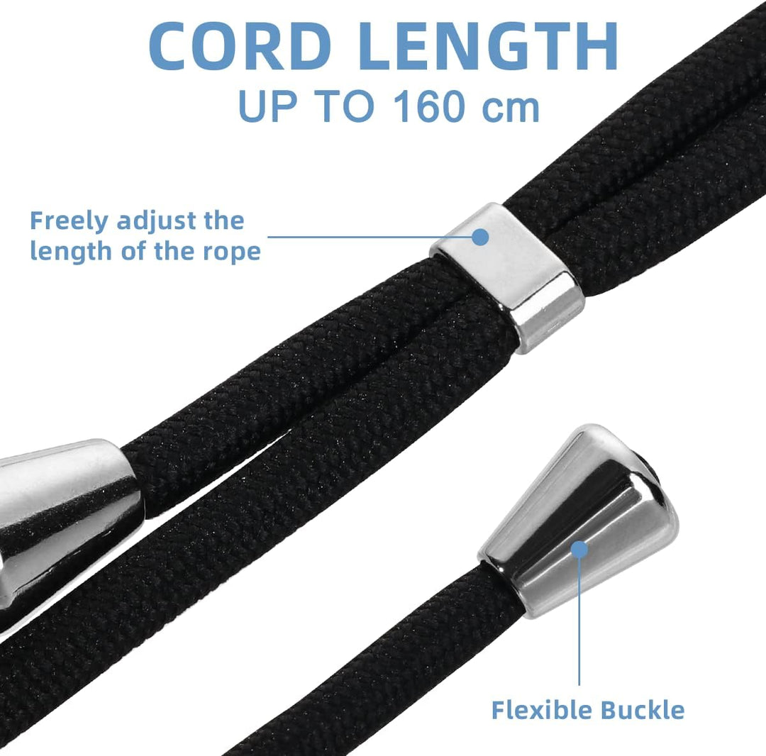 Yodege Magnetische Handyband für iPhone 16e 6,1" Hülle mit Band, Handyhülle Kompatibel mit MagSafe,