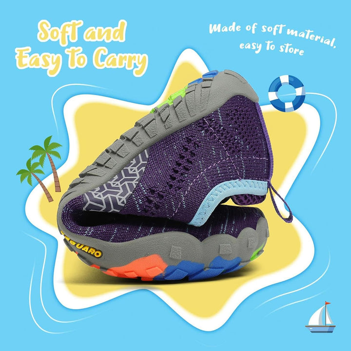 Saguaro Trailschuhe für Kinder, Mädchen, Sportschuhe, atmungsaktiv, rutschfest 29 EU Violett, 29 EU