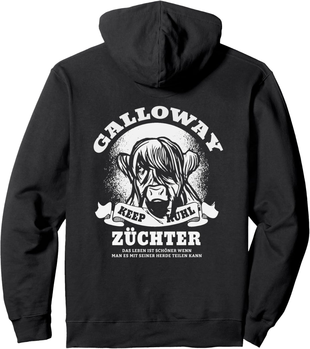 Galloway Kuh I Cattle Rinder Kühe Pullover Hoodie