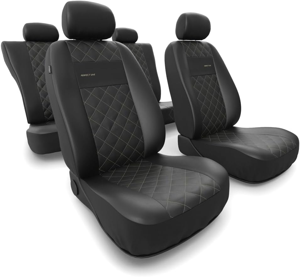 Mossa - Universal Sitzbezüge Auto kompatibel mit VW Volkswagen Passat B4, B5, B6, B7, B8, B9 (1993-