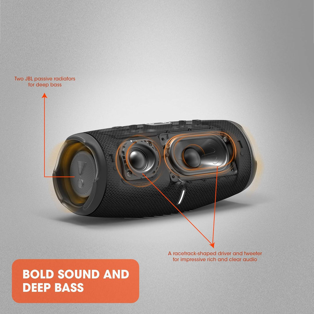 JBL CHARGE 5 - Tragbarer Bluetooth-Lautsprecher mit IP67-Wasserschutz und USB-Ladeanschluss - Rot Ro