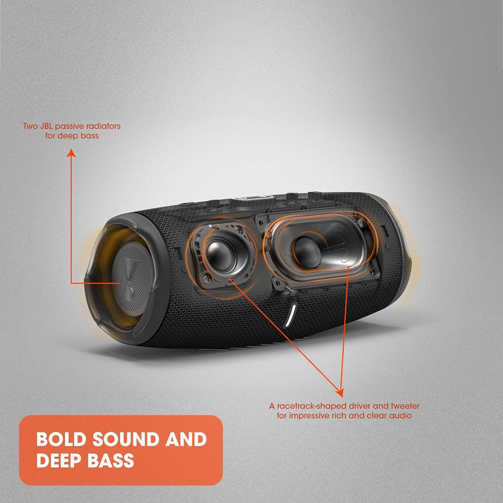 JBL CHARGE 5 - Tragbarer Bluetooth-Lautsprecher mit IP67-Wasserschutz und USB-Ladeanschluss - Rot Ro
