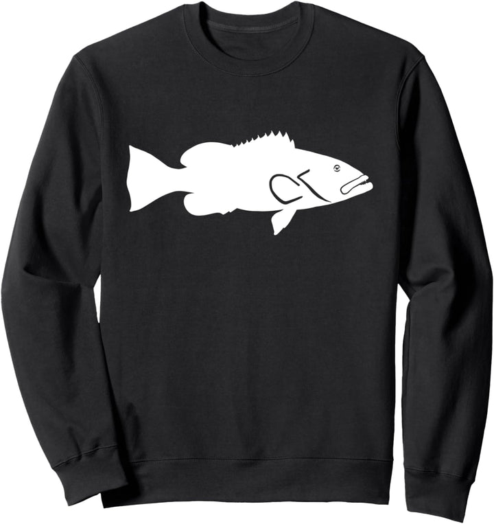 Zackenbarsch Angeln Sweatshirt