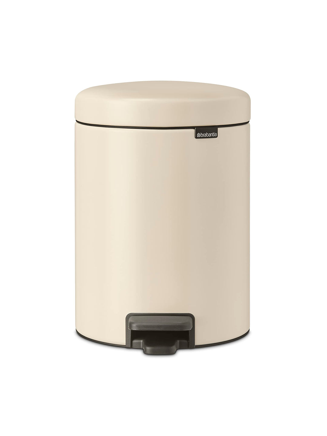 Brabantia - NewIcon Treteimer 5L - Kleiner Abfalleimer für Bad oder Toilette - Sanft Schliessender D