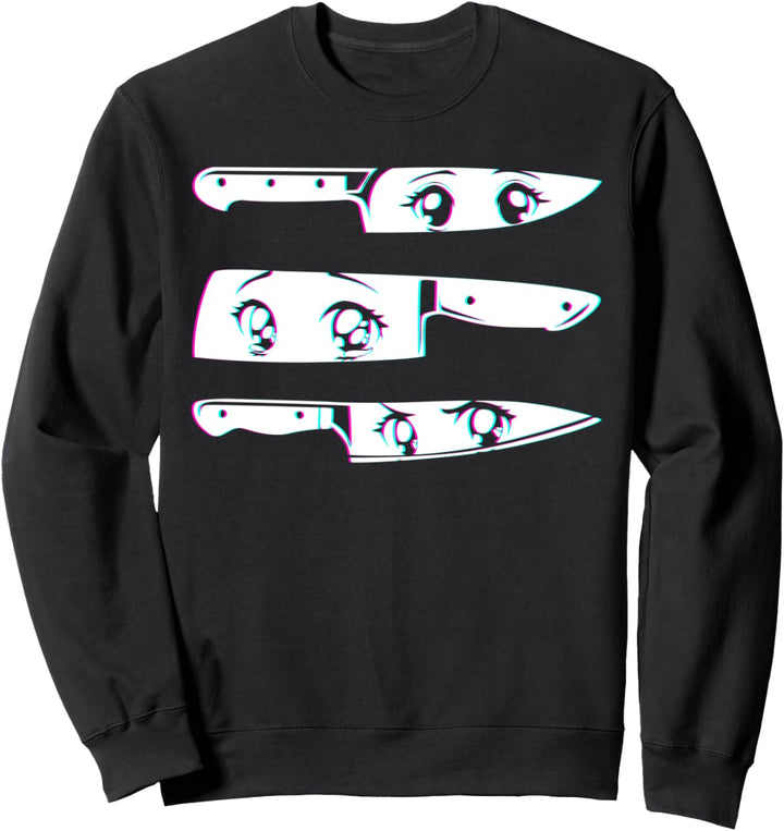 Anime - Augen schauen dich an - Mangamesser Sweatshirt