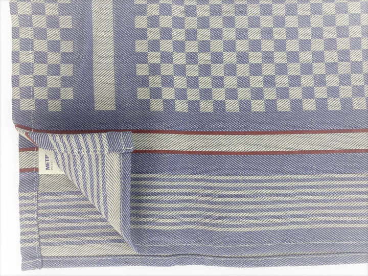 METRO Professional Geschirrtuch, 50 x 90 cm, Baumwolle, blau, 10 StŸck