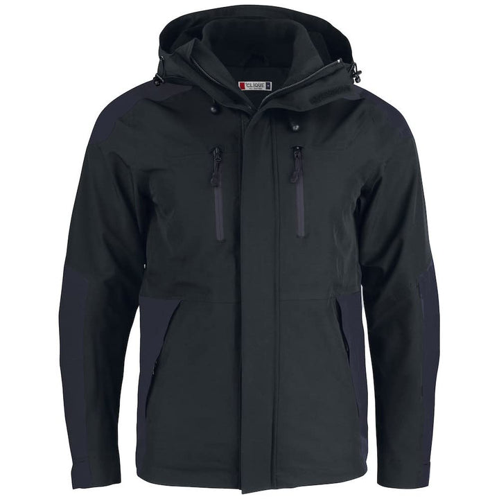 CliQue Unisex Stafford Jacket Jacke, Navy, L