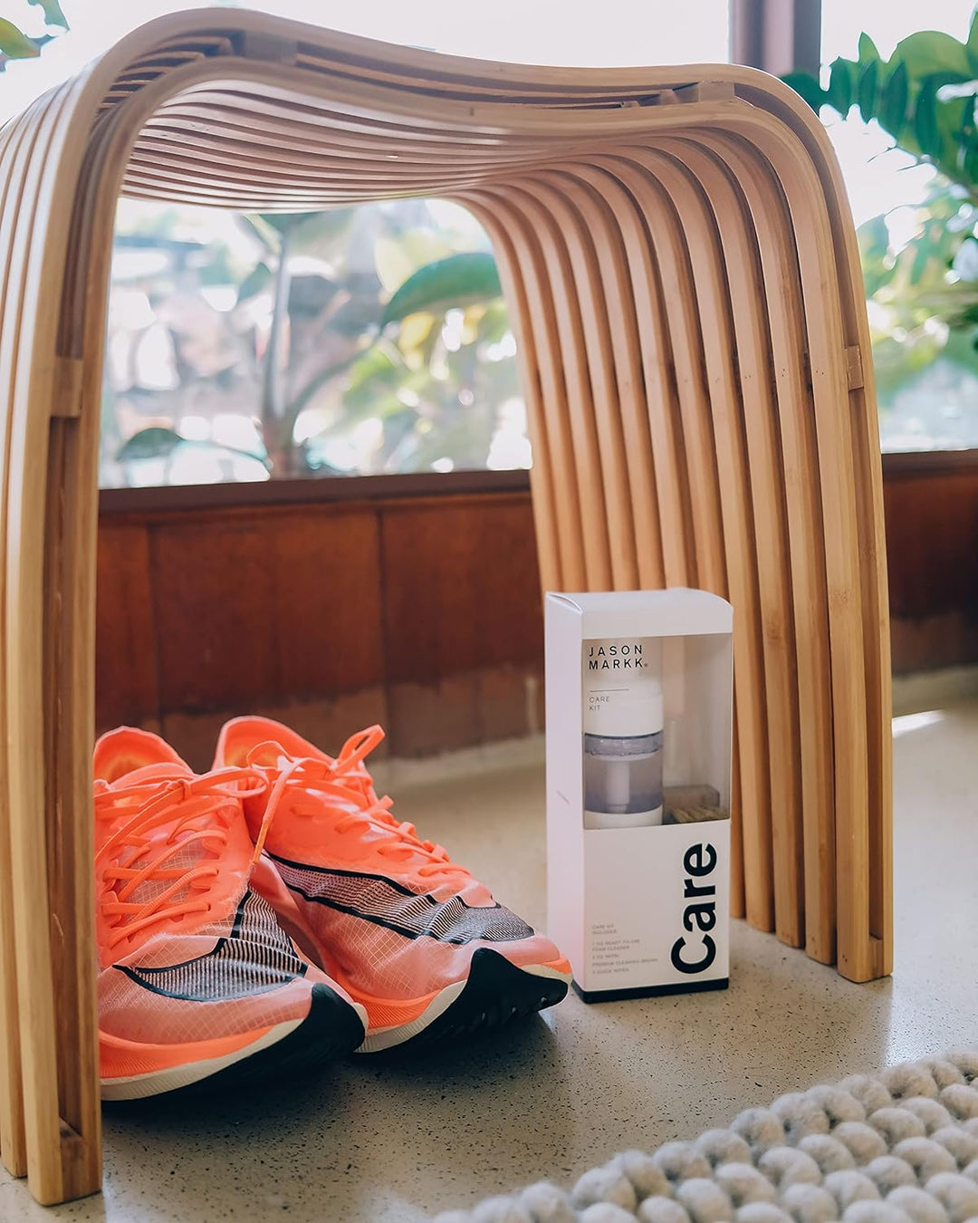 Jason Markk Care Kit,207ml gebrauchsfertiger Sneaker- & Schuhreiniger,59ml Repel Imprägnierspray,Pre