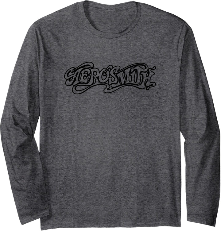 Aerosmith - Aero (schwarzes Logo) Langarmshirt