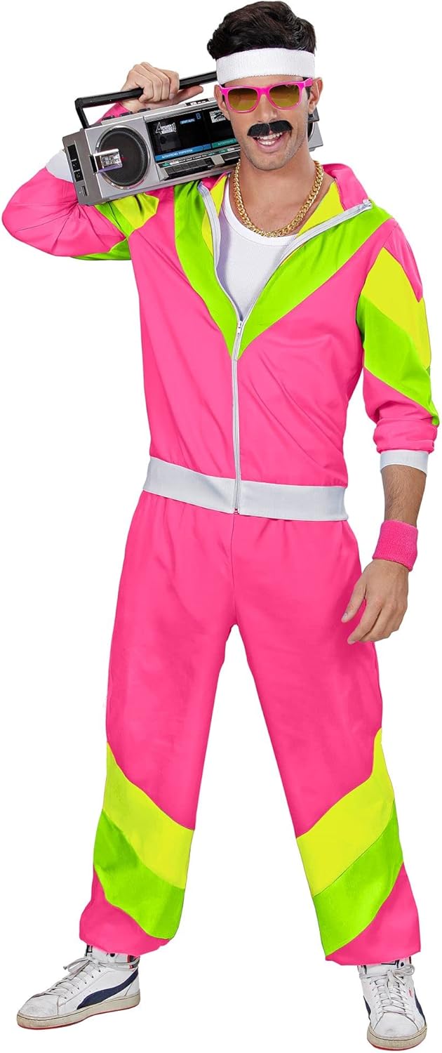 "THE 80s SHELL SUIT" (jacket, pants) - (S), S