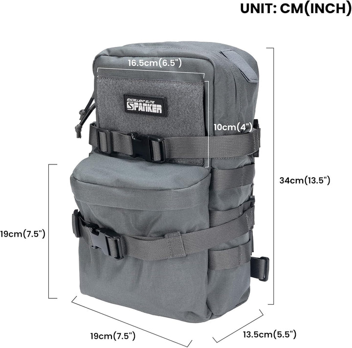 EXCELLENT ELITE SPANKER Taktische Outdoor MOLLE Hydration Pack Nylon Small Water Bladder Carrier Pac