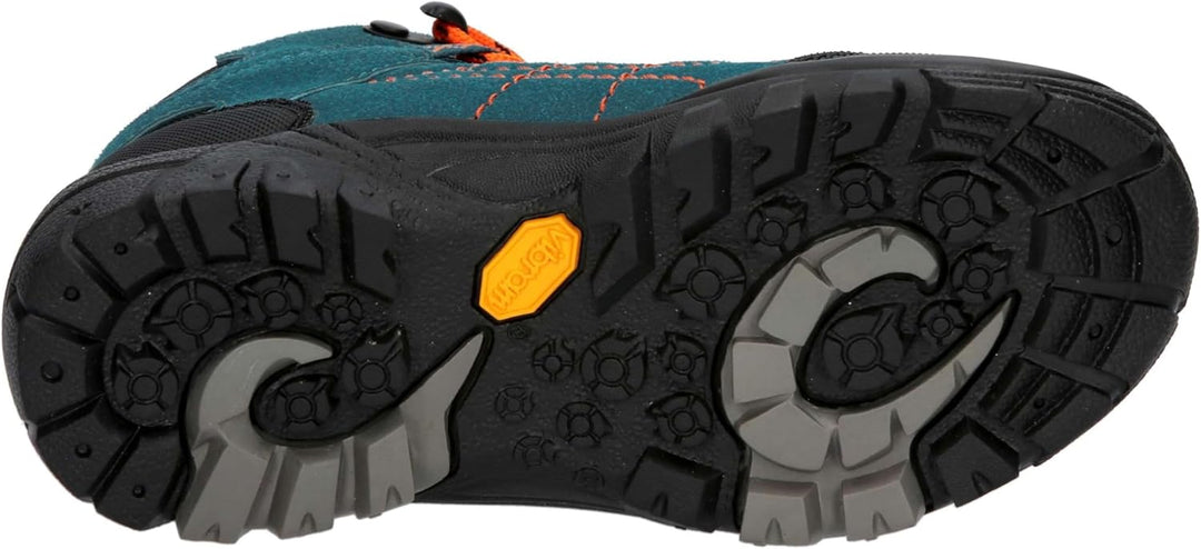 Brütting Unisex Kinder Mount Shasta Kids Hi Trekking-&amp; Wanderstiefel 30 EU Petrol Schwarz Orange, 30