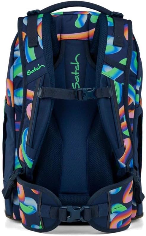 Satch pack Schulrucksack Set 2tlg. inkl. Schlamperbox (Crazy Twist), Crazy Twist