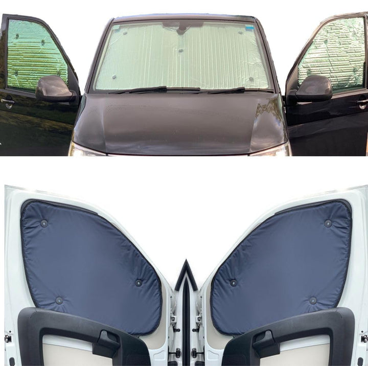 Fenster-Jalousie-Set für Mercedes V-Klasse (ab 2014), kompakt/zu öffnen, Viertelfenster, wendbar, mi