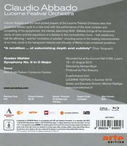 Mahler - Sinfonie Nr.9, Blu-ray