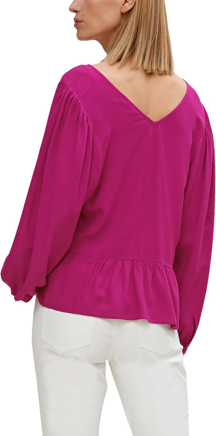 comma Damen Bluse 40 4487_pink, 40 4487_pink