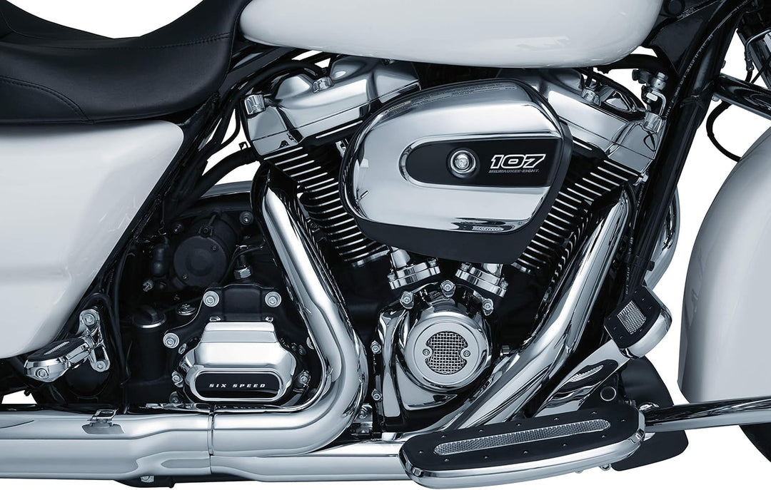 Kuryakyn 6412 Präzisions-Getriebeabdeckung für Milwaukee-Eight Powerplants: 2017–19 Harley-Davidson