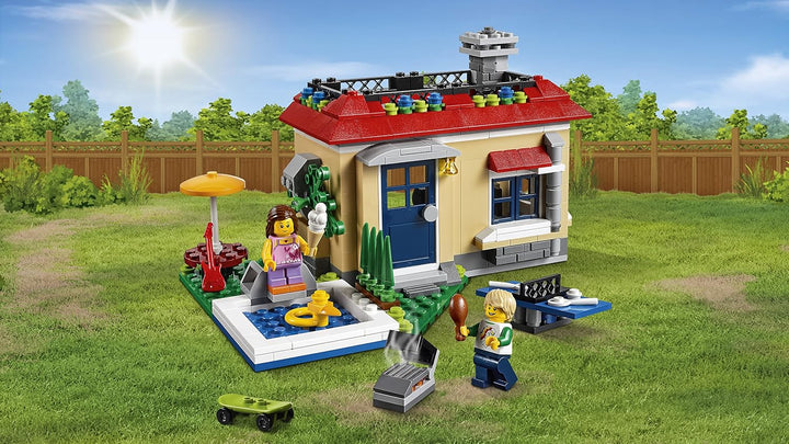 LEGO Creator 31067 - "Ferien am Pool Konstruktionsspiel, bunt