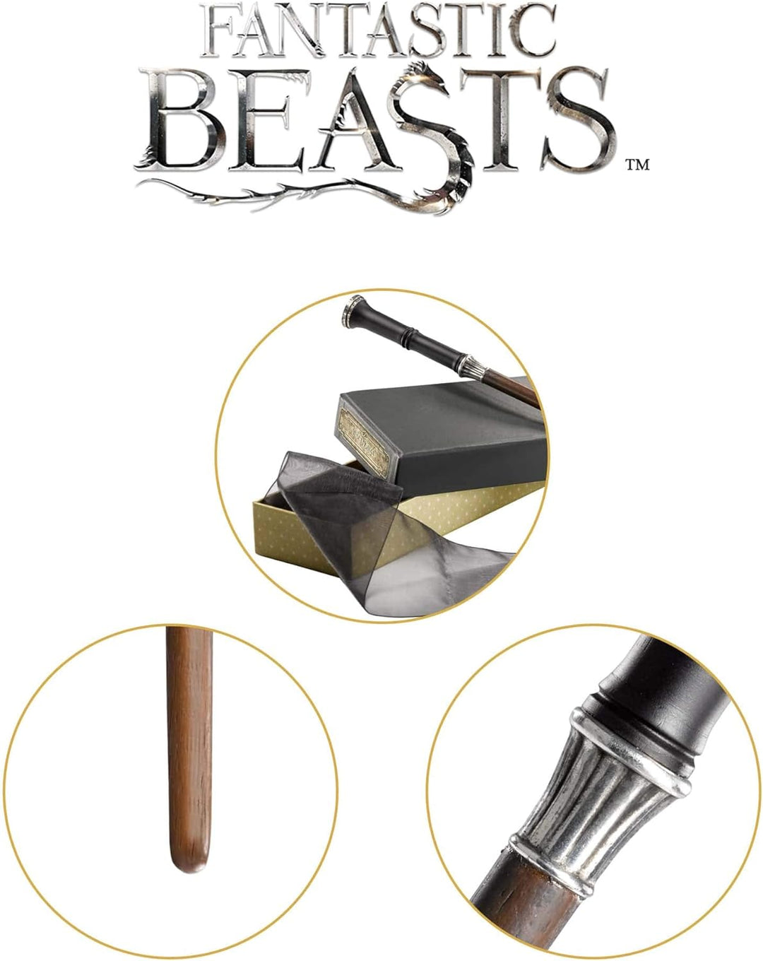 The Noble Collection Yusuf Kama Ollivanders Zauberstab 38Cm