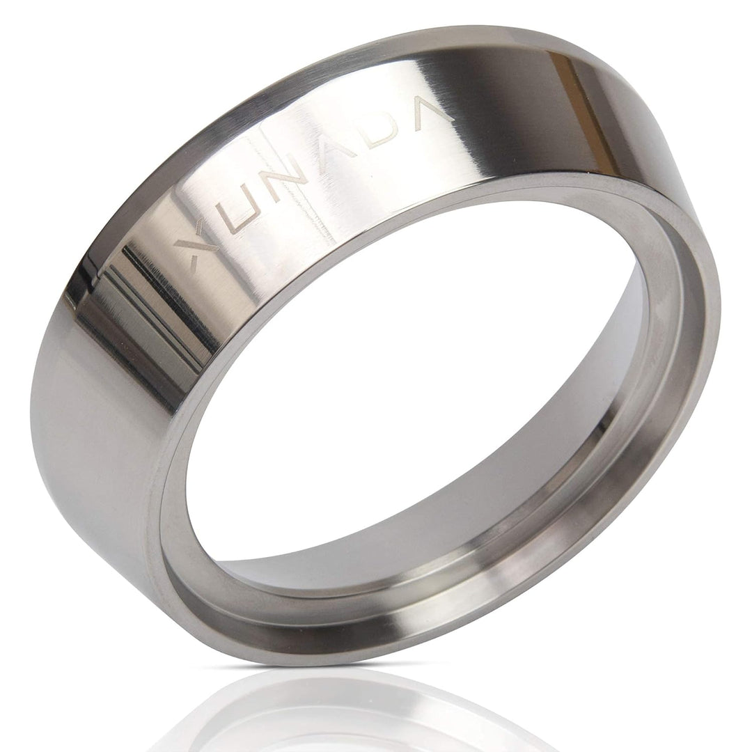 XUNADA Espresso-Dosiertrichter, 58 mm, Präzisions-Edelstahl-Kaffee-Dosierring, funktioniert mit 58 m