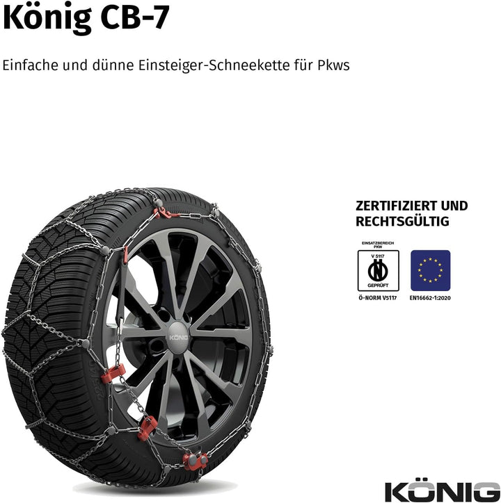 KÖNIG CB-7 097 - Schneeketten 2004015097, 2004015097