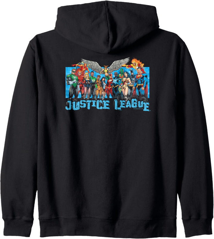 Justice League League Lineup Kapuzenjacke