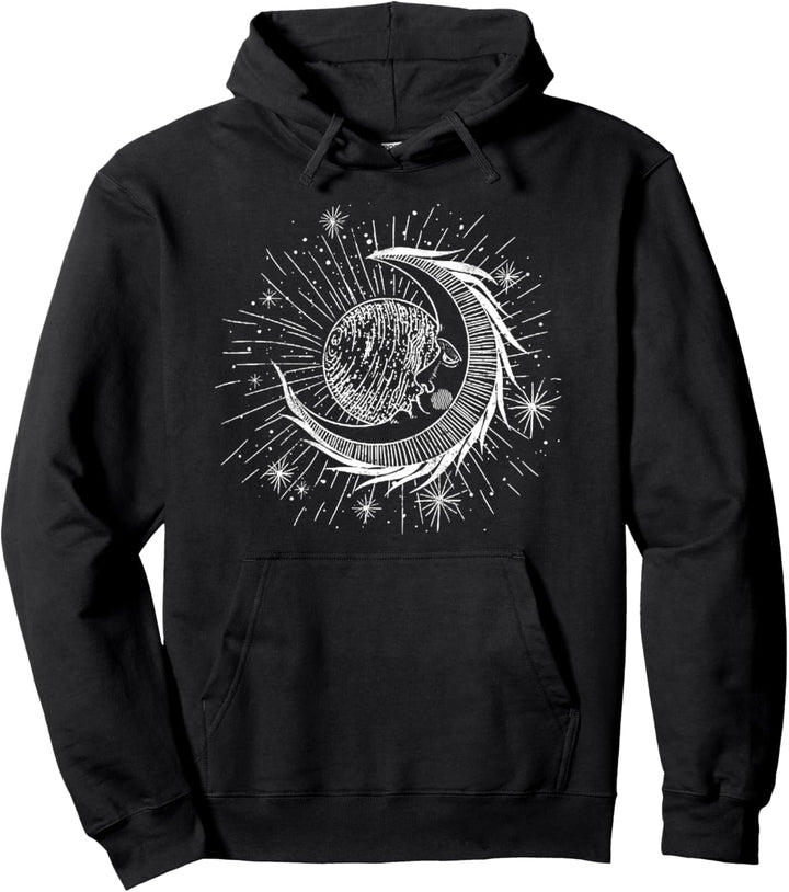 Boho Mond Sonne Astrologie Geschenk Pullover Hoodie