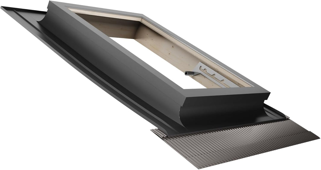 Emica – Bestes Vasistas-Dachfenster aus Aluminium | Doppelglas 4/9/4 | Griff mit 4 Öffnungspositione