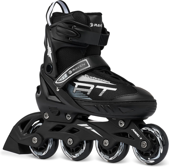 RAVEN Inline Skates Inliner Profession Black verstellbar (38-42(25cm-27,5cm))