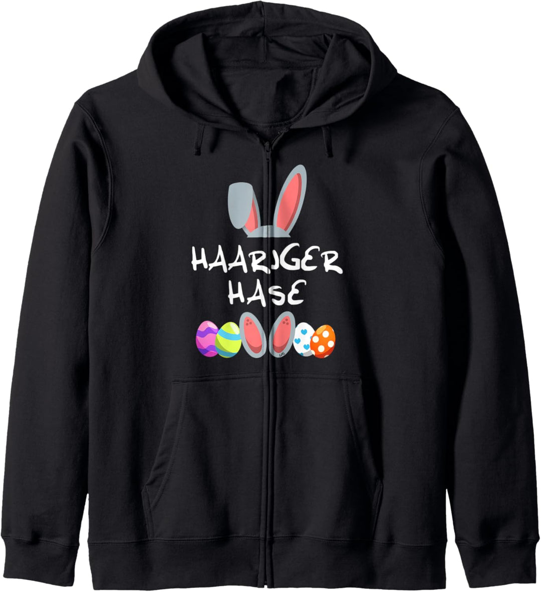 Haariger Hase Osterhase Partnerlook Outfit Geschenk Ostern Kapuzenjacke