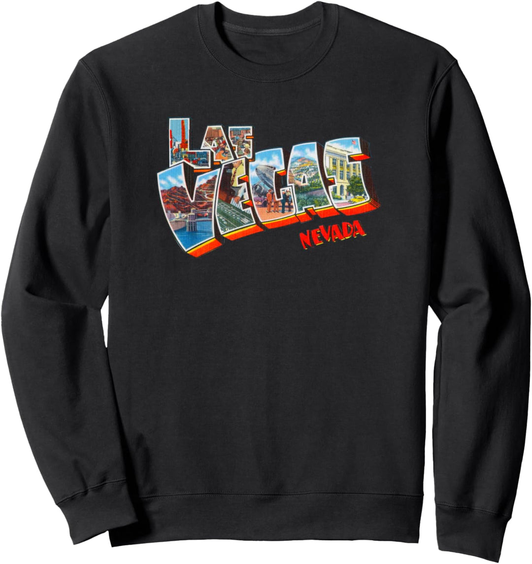 Las Vegas Nevada NV Vintage Retro Souvenir Sweatshirt