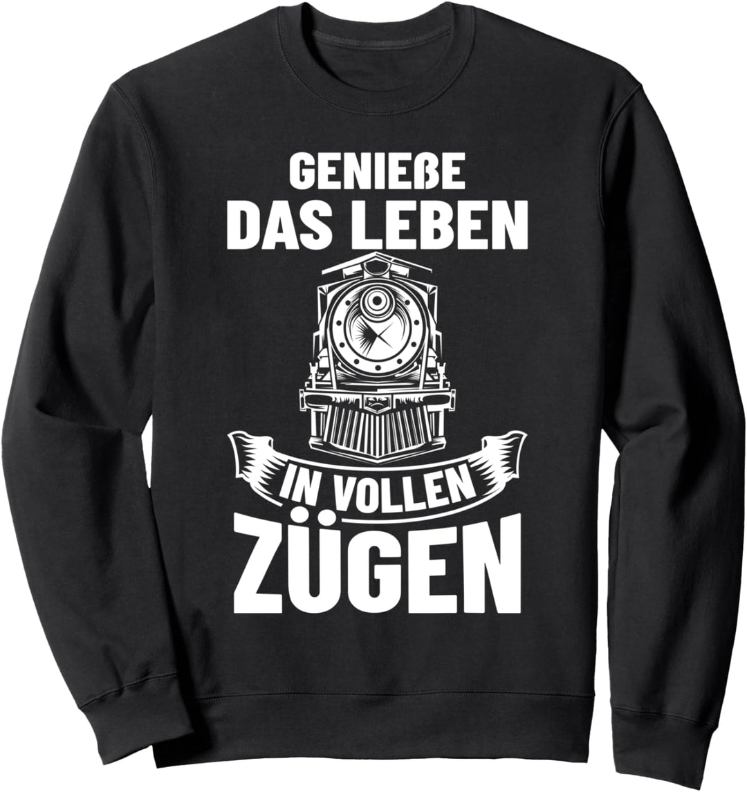 Zugführer Kostüm Lokomotive Bahnangestellter Lokführer Sweatshirt