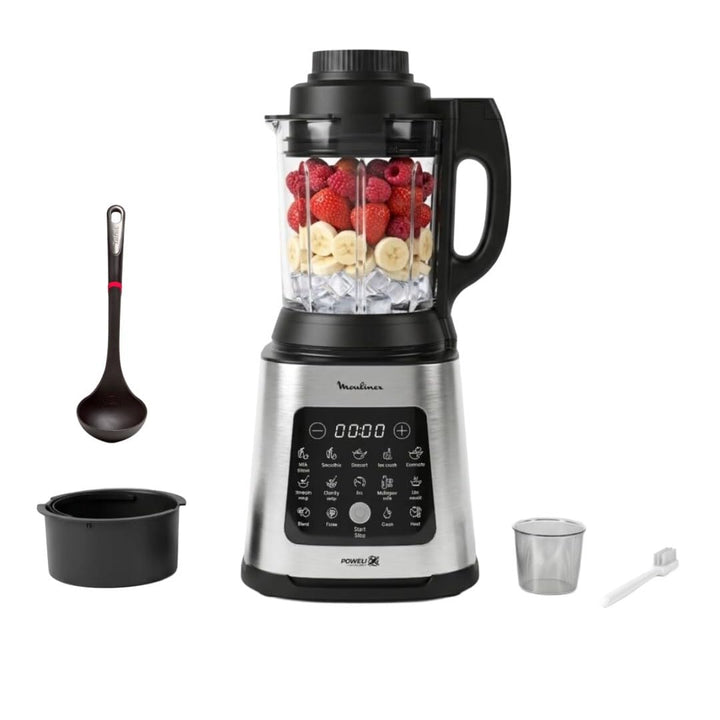 Moulinex Perfectmix Cook Standmixer mit hoher Geschwindigkeit, 10 automatische Programme, 1400 W, YY