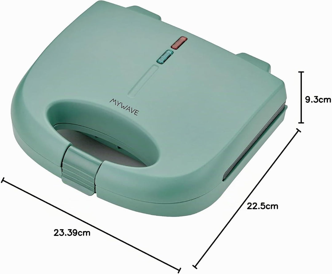 My Wave Sandwichmaker – Leistung 750 W – für alle Arten von Lebensmitteln – Öffnung um 90° – Elektro