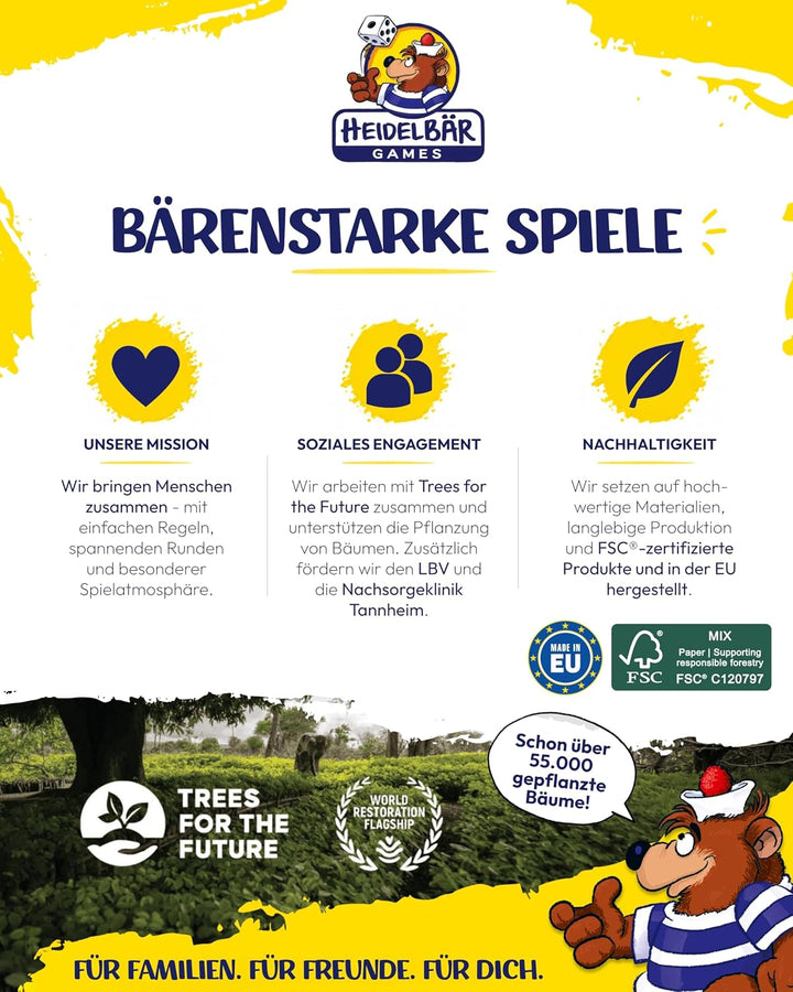 HeidelBär Games Umami - Unterhaltsames Kartenspiel mit appetitlichen Illustrationen - Einzigartiges