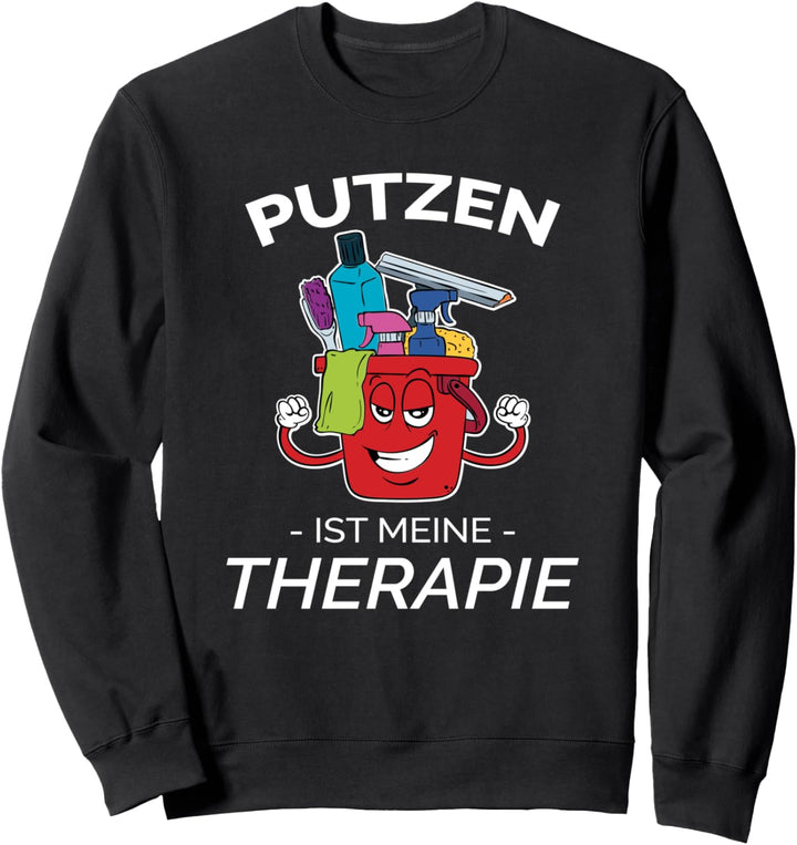 Lustiges Putzfrau Putzmann Reinigungskraft Design Sweatshirt