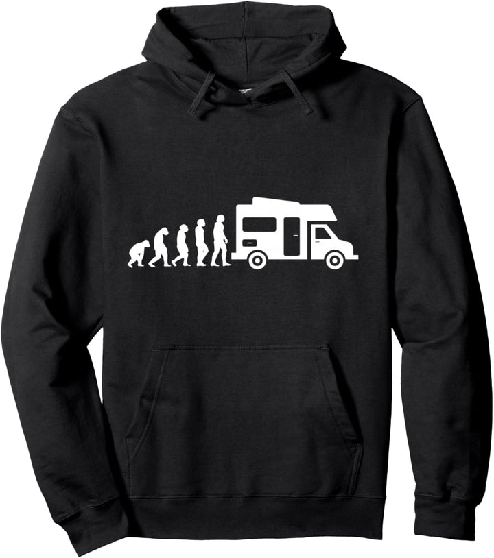 Camper Van Camping Evolution Caravan Wohnmobil Geschenk Pullover Hoodie