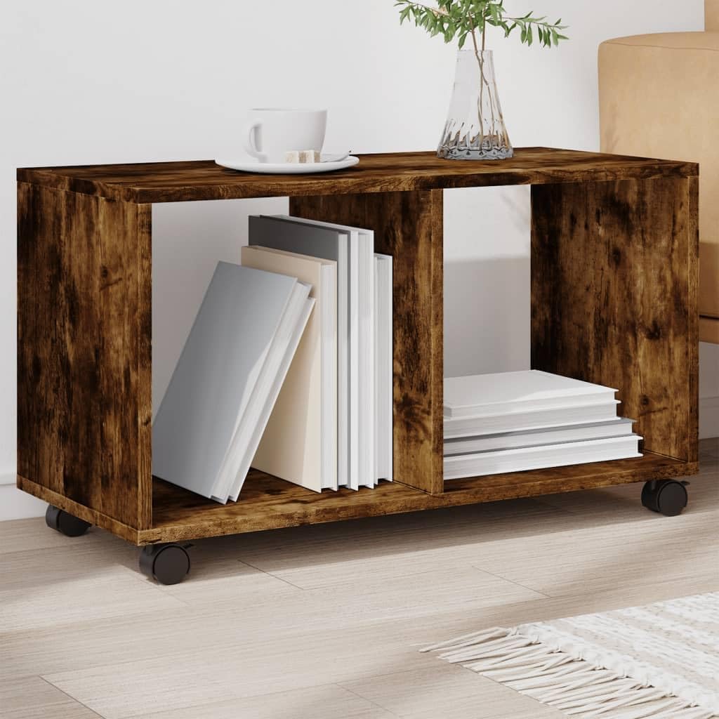 vidaXL Rollschrank, Rollcontainer mit Offenem Design, Aktenschrank für Büro Wohnzimmer, Büroschrank