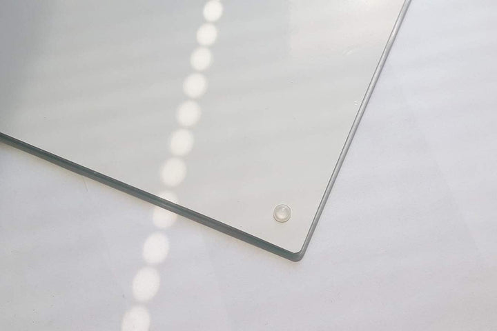 TMK | Herdabdeckplatte 90x52 cm Glas Ceranfeldabdeckung Induktion Herdschutz Spritzschutz Glasplatte