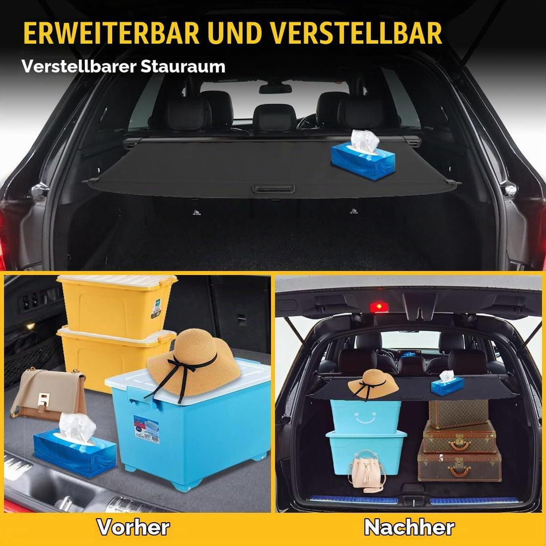 OREALTOOL Laderaumabdeckung Kofferraum Schutz Abdeckung Cargo Cover für Mercedes-Benz Klasse GLC 201