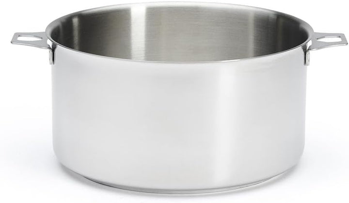 DE BUYER Kasserolle-Bratentopf, Edelstahl, Silber, 24 cm 27.9 x 20.1 x 10.9 cm, 27.9 x 20.1 x 10.9 c