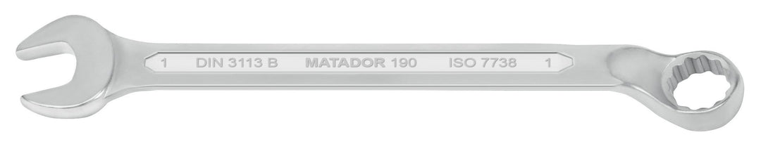 MATADOR Ringmaulschlüssel, gekröpft, 1 AF, 0190 8014 1 AF Zoll, 1 AF Zoll
